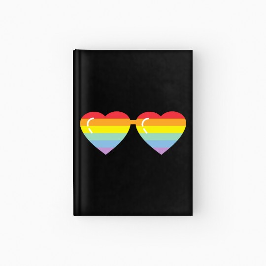 Lgbtq Gay Pride Month Rainbow Love Is Love Hardcover Journal