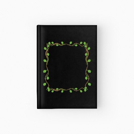 Leaves square shape icon quadrilateral Hardcover Journal