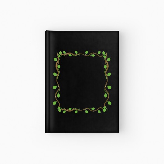 Leaves square shape icon quadrilateral Hardcover Journal