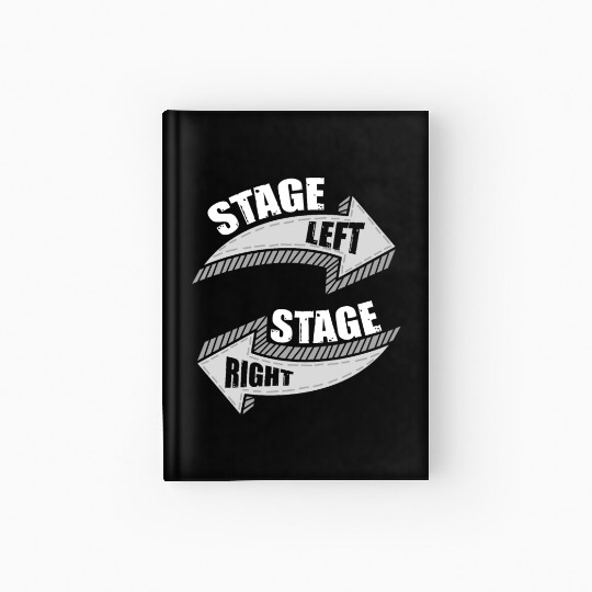 Novelty Dramatic Arts Actors Mockery Statements Hardcover Journal