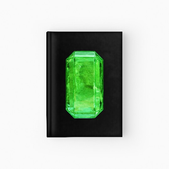 Emerald Crystal Hardcover Journal