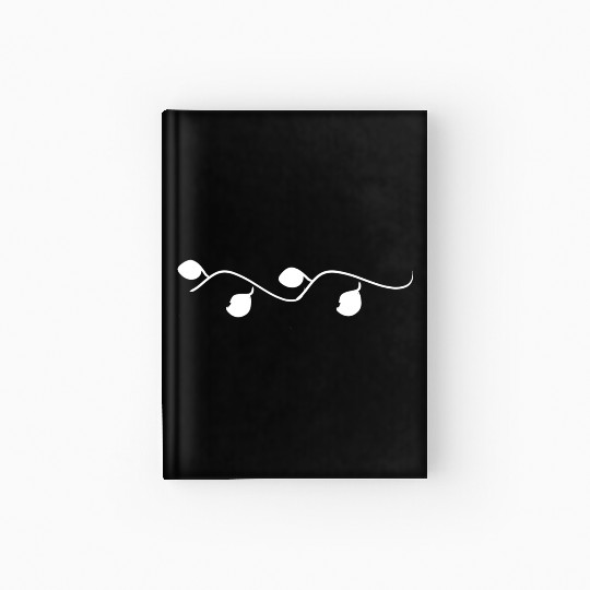 branch leaves nature icon Hardcover Journal