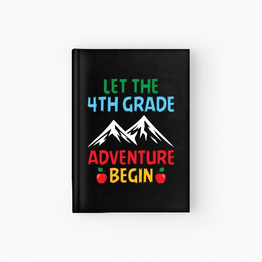 4th Grade Teacher Hardcover Journal