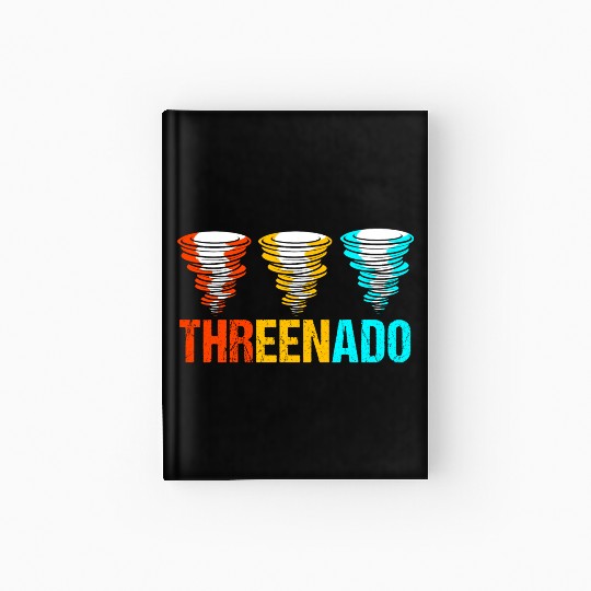 3rd Birthday Threenado Birthday Tornado Hardcover Journal