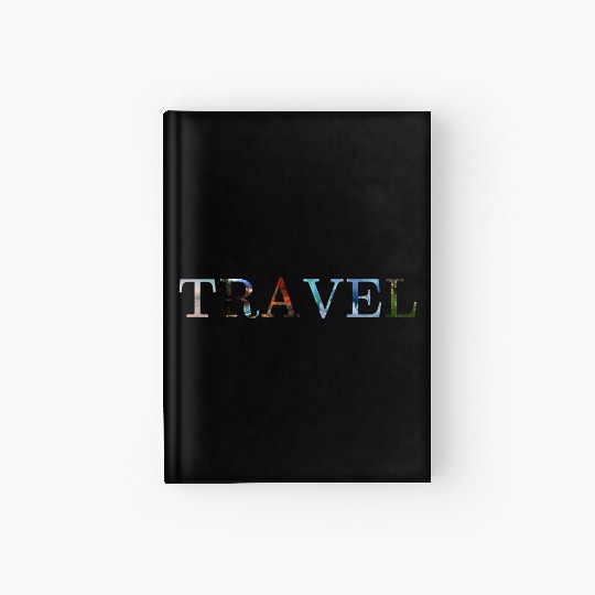 in love with travel, in all seasons Hardcover Journal