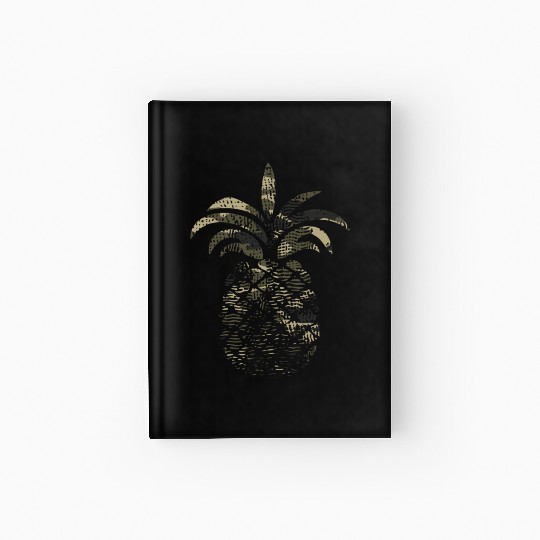Distressed Camo Camouflage Eapple Lover Birthday Hardcover Journal