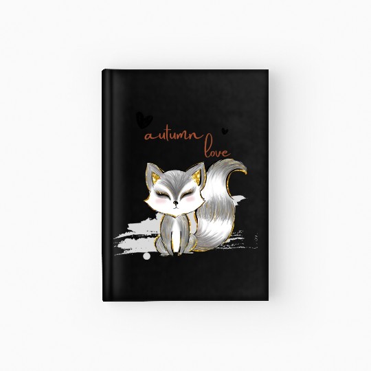 Leaf Autumn Tree Orange Fall Leaves Season Hardcover Journal