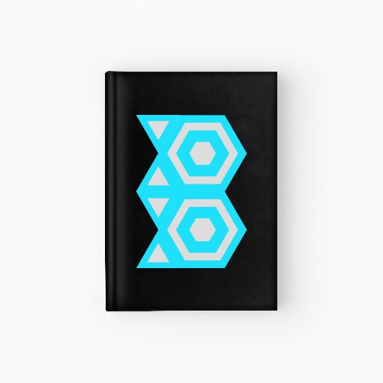 Letter B Logo Robot Hardcover Journal
