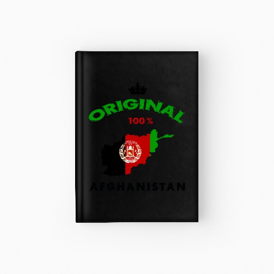 Afghanistan original 100% flag design Hardcover Journal