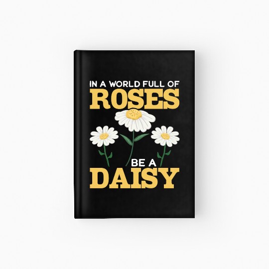 Daisy Women Cute Flower Hardcover Journal