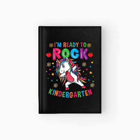 Unicorn Im Ready To Rock Kindergarten Hardcover Journal