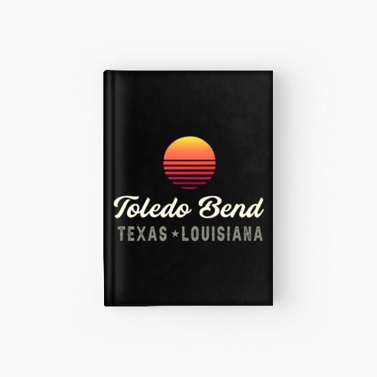 Toledo Bend,TEXAS LOUISIANA Bass Fishing Hardcover Journal