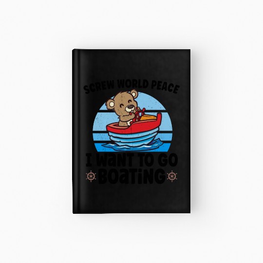 Sailing Sailboat Boating Kid Child Yacht Boat Hardcover Journal