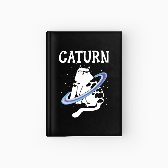 Caturn Cat Owner Saturn Astronomer Astronomy Hardcover Journal