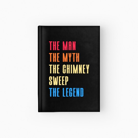 Profession Fireplace Chimney Sweep Hardcover Journal