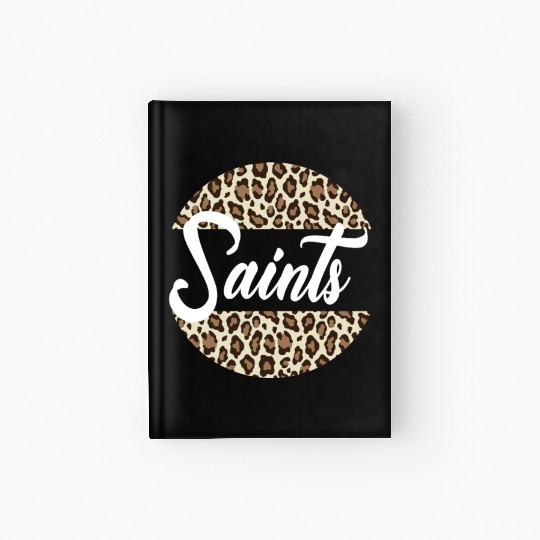 Saints High School Mascot Sports Team Women's Hardcover Journal