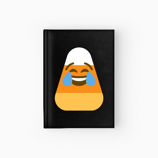 Laughing Candy Corn Halloween Costume Hardcover Journal