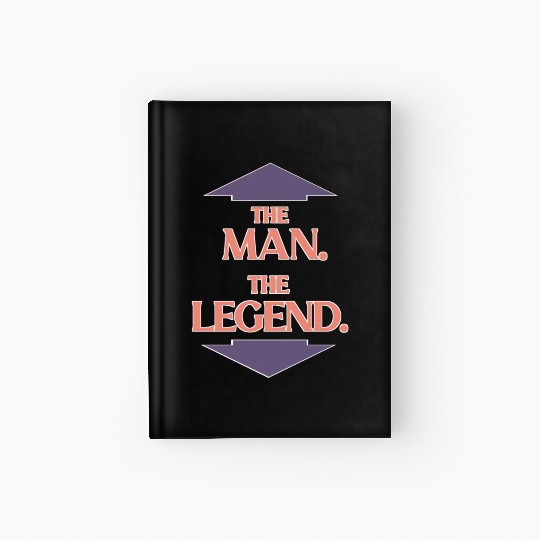 The man the legend Hardcover Journal