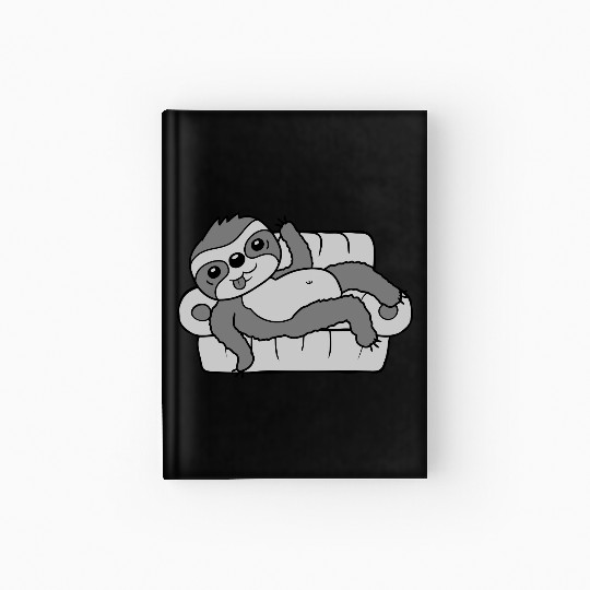 Sofa sloth chill home Hardcover Journal