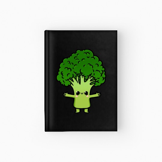 Kawaii Broccoli For Broccoli Lover Hardcover Journal