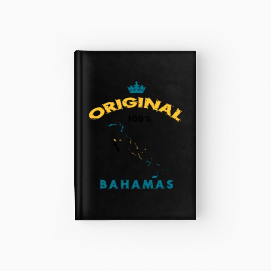 Bahamas original 100% flags design Hardcover Journal