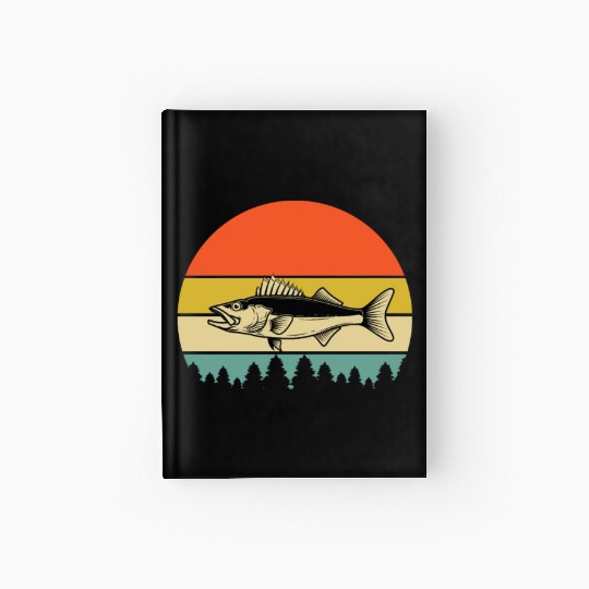 Walleye Fishing Hardcover Journal