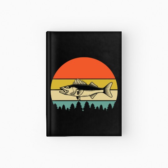 Walleye Fishing Hardcover Journal