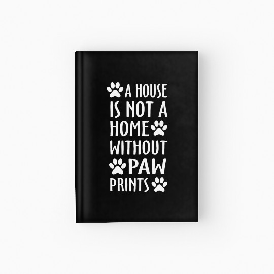 Paw prints Hardcover Journal