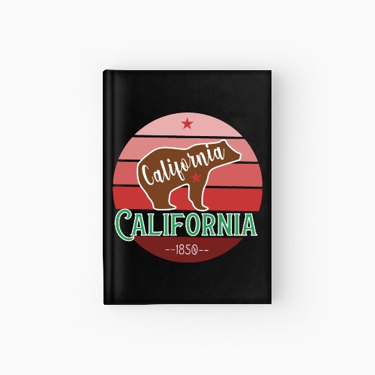 California Bear Flag Hardcover Journal