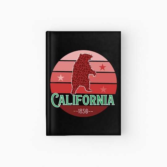 California Bear Flag Hardcover Journal
