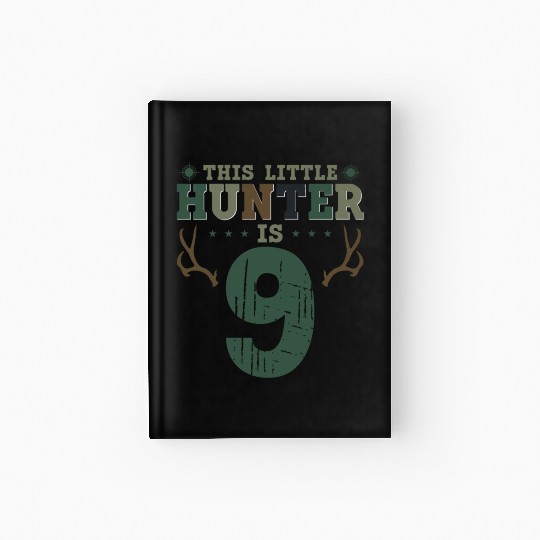 Buck Deer Hunting Hunter Kid 9th Hardcover Journal