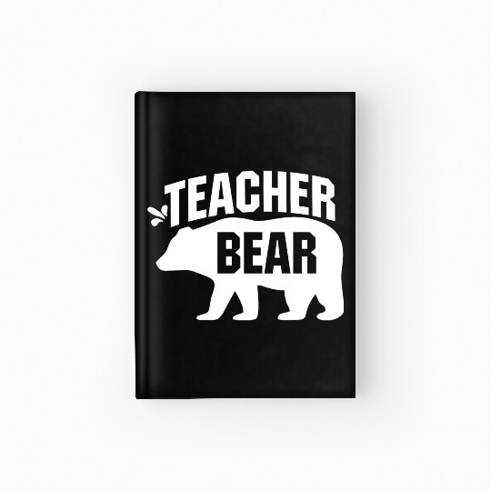 Teacher Bear Hardcover Journal