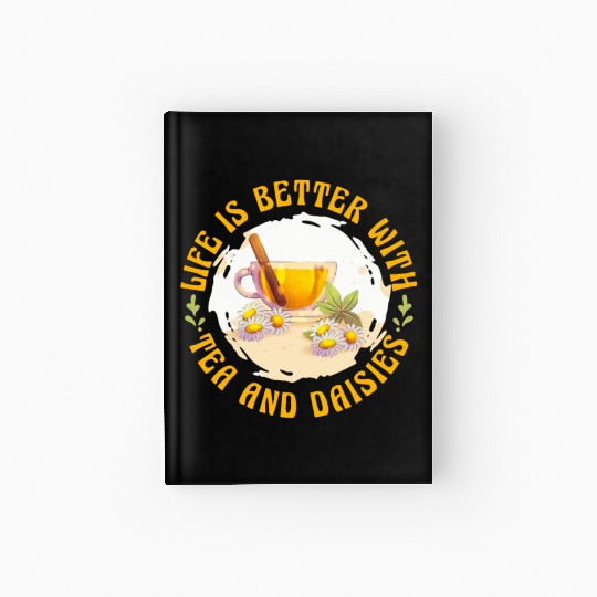 Daisy Garden Gardening Gardener Hardcover Journal