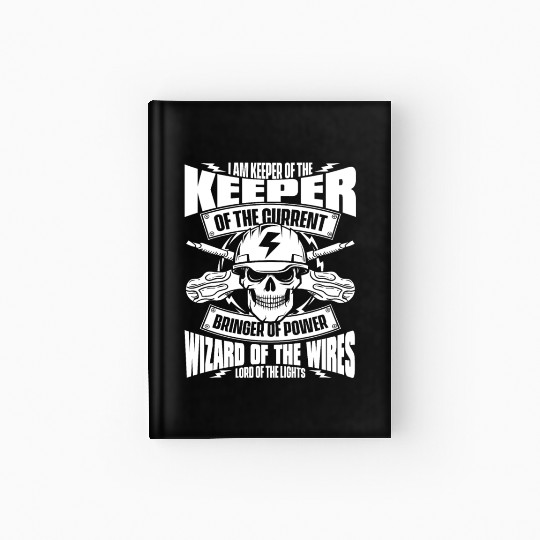 Electrician Electrical Engineer Lineman Hardcover Journal