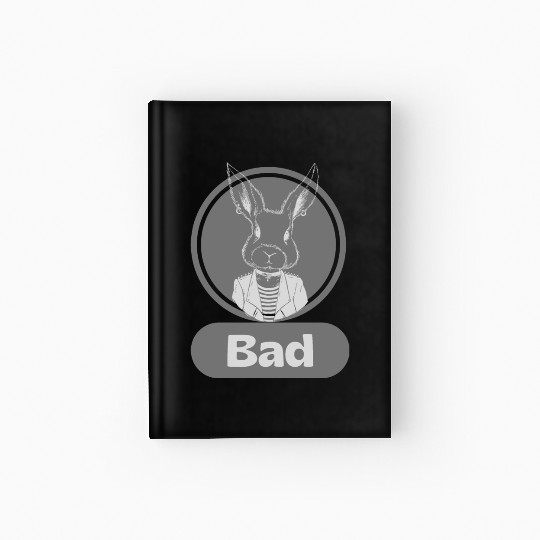 Punk rock bunny Hardcover Journal