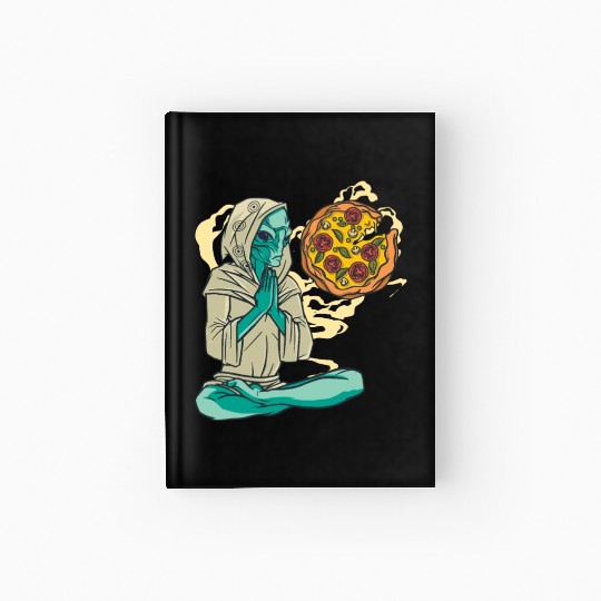 Pizza Alien Hardcover Journal