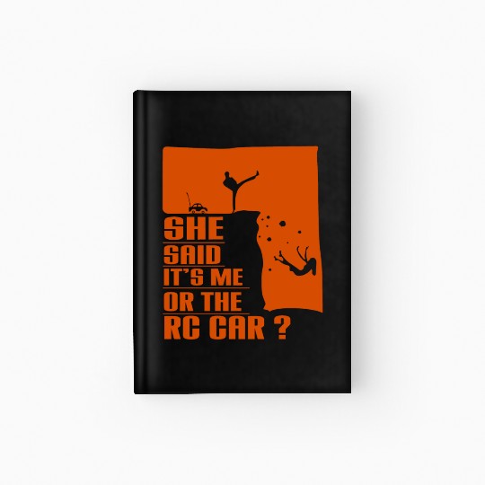 Natural Born RC car Driver Racer Remote Controlled Hardcover Journal