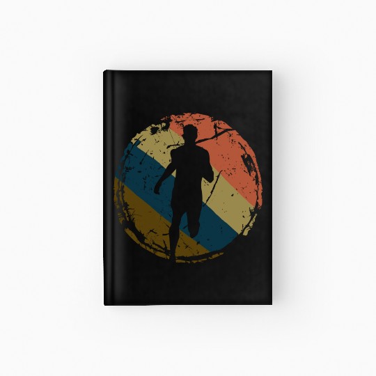 Running Men Runner Gifts Marathon Runner Vintage R Hardcover Journal