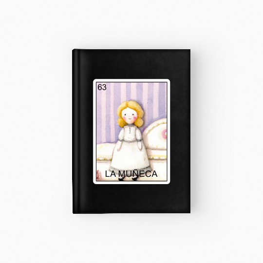 La Muneca The Doll Card Mexican Lottery Muneca Hardcover Journal