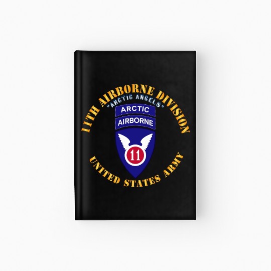 11th Airborne Division Arctic Angels w Arctic Tab Hardcover Journal
