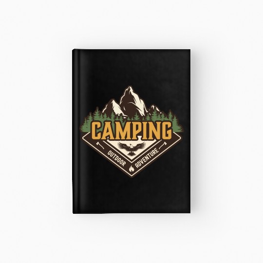Camping Outdoor Adventure Nature Bushcraft 1 Hardcover Journal