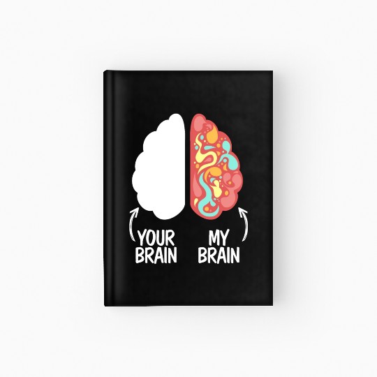 Your Brain My Brain Embrace Neurodiversity ADHD Hardcover Journal