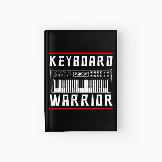 Funny Keyboard Player Music Teacher Humor Hardcover Journal