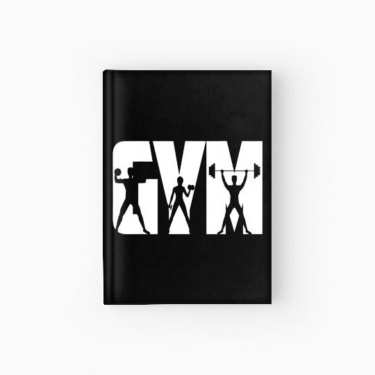Its a good day to Gym Fitness Bodybuilding with Gr Hardcover Journal