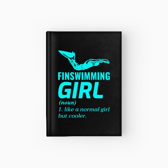 Finswimming Swimming Swimmer Swim Water sport Hardcover Journal