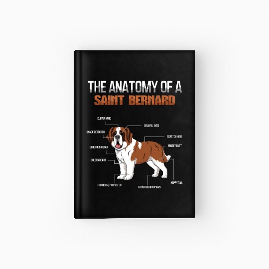 Definition Animal Pet Anatomy Of Saint Bernard Hardcover Journal