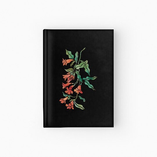 watercolour autumn plant Hardcover Journal
