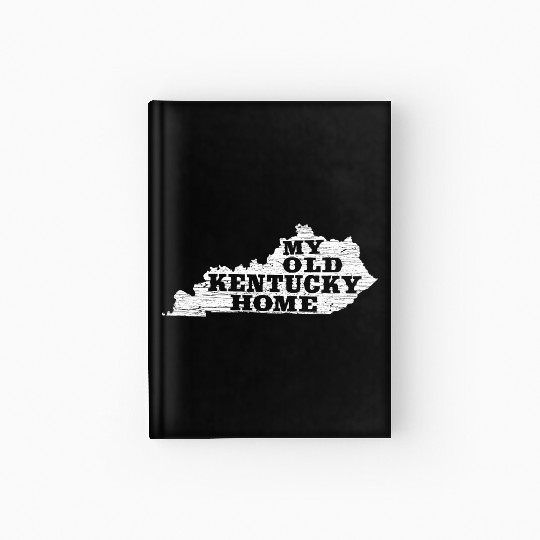 My Old Kentucky Home State Vintage Rustic Chic Hardcover Journal