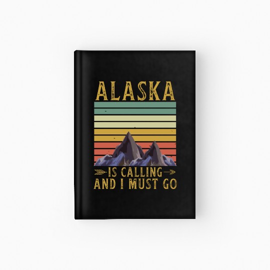 Alaska Gift USA Natur Bär Denali Grizzly Wald Hardcover Journal