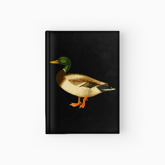 Mallard Duck Cute Duck Wild Duck Lover Hardcover Journal
